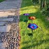 Large Capacity Flower Shaped Bird Bath Convenient Bird Feeding Dish Bird Water Bowl  Hummingbird