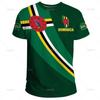 3D Printing Dominica Coat of Arms Dominica Federation Flag Map Graphic T-shirt