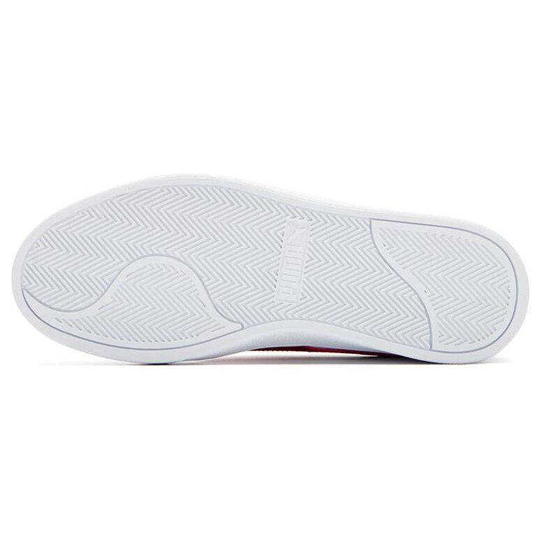 Puma Shuffle Comfortable Shock Absorbing Durable Low-Top Skate Shoes Unisex Sneakers Red White 309668-31