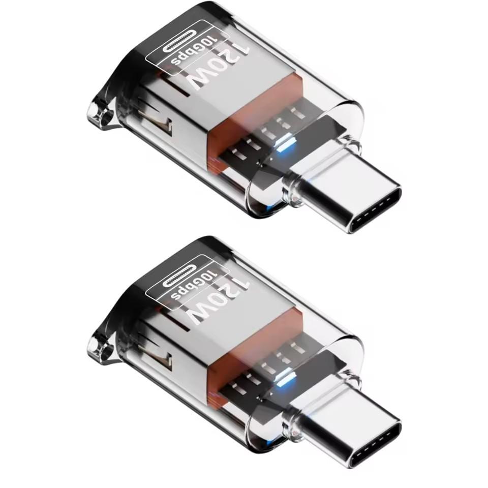 OTG USB C Female To USB A Male Adapter Converter High Speed Transfer for IPhone 16 15 IPad Tablet for Samsung Galaxy Android