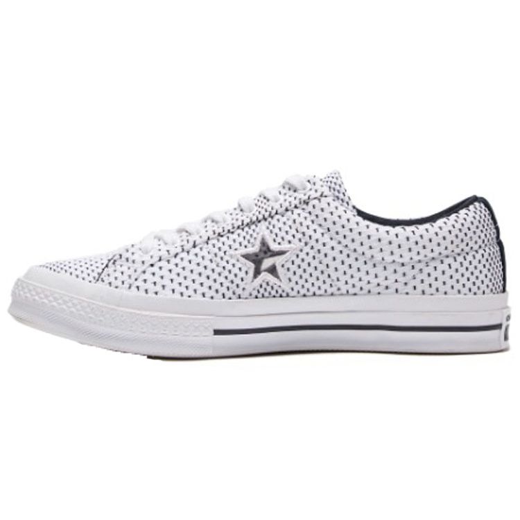 Converse One Star Polka Dot Low Top Canvas Sneakers Unisex Sneakers White 164605C