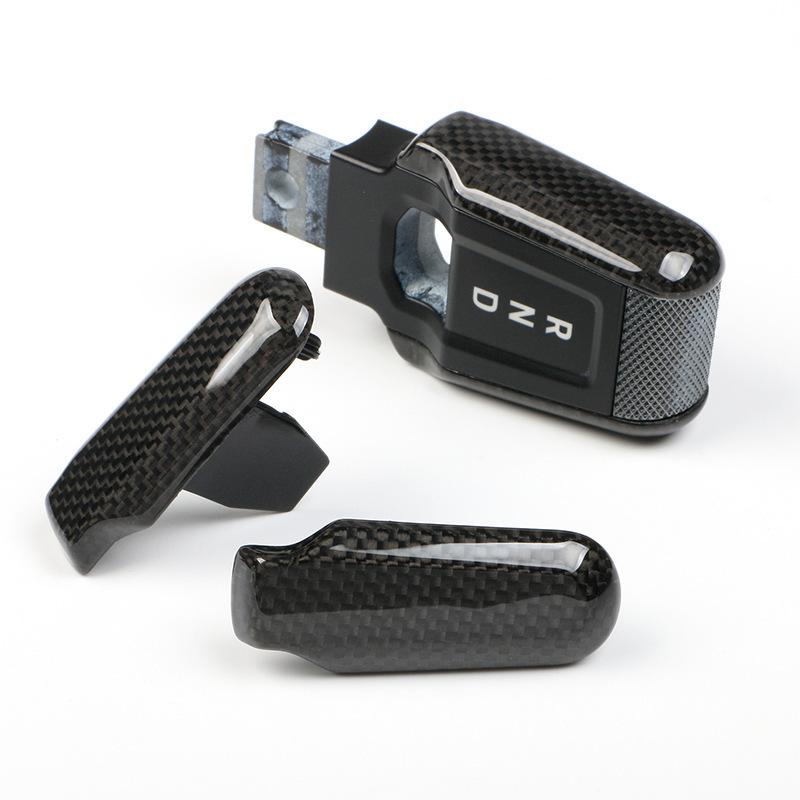 Porsche 992 Carbon Fiber Gear Shift Cover for 2019-2023 911 Models.
