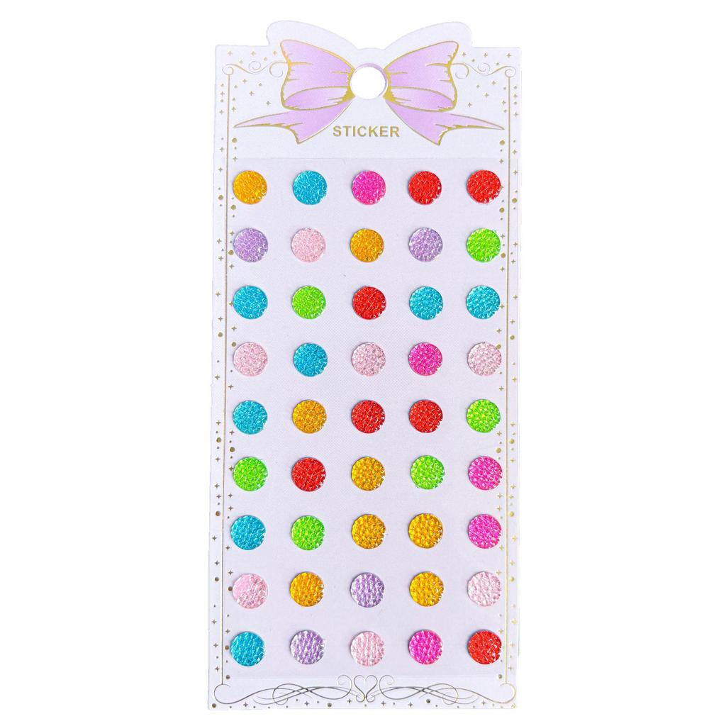 Children's DIY Gem Crystal Stickers - Handmade Diamond Shapes for Girl's Makeup and Decoration