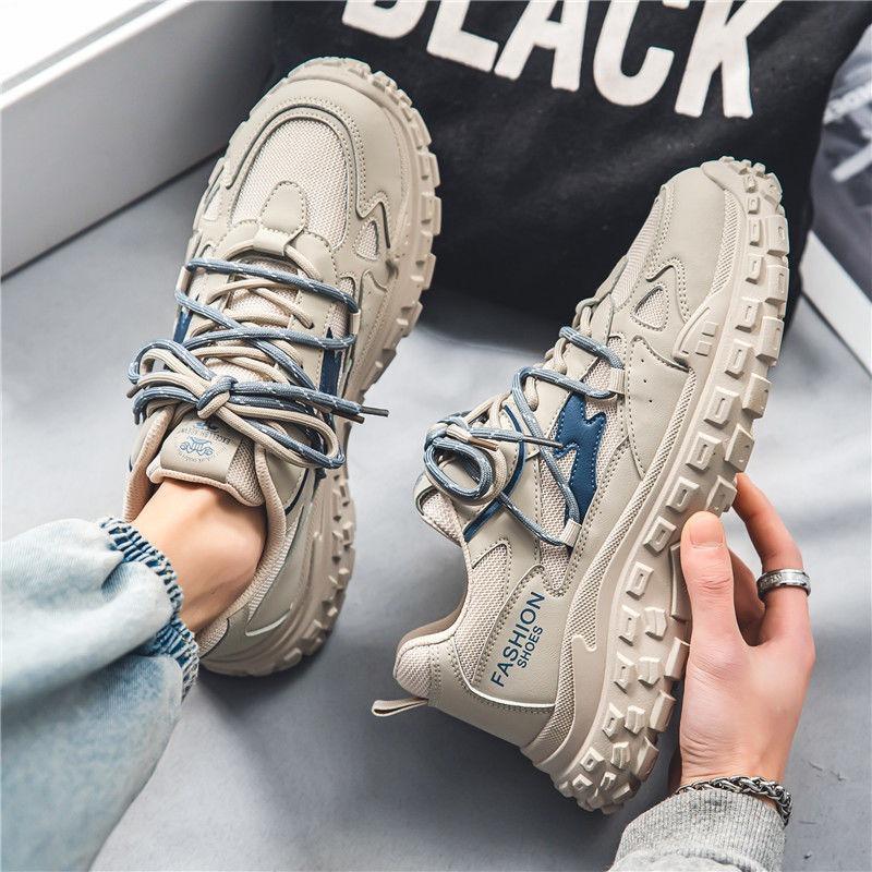 

Fashion Men s Trendy Skate Shoes, Comfy Non Slip Casual Lace Up Sneakers For Men s Outdoor Activities 39 бежевый