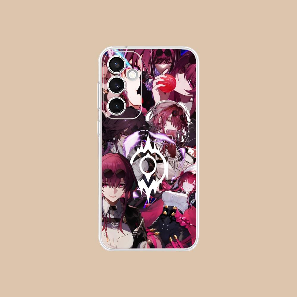 Honkai Star Rail Kafka Phone Case for Samsung Galaxy S25 S24 S23 S22 S21Plus FE Ultra Clear Colorful Cover Luxury Cellphones