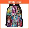 Children Large Capacity Backpack With Monster High Print Design For Daily School