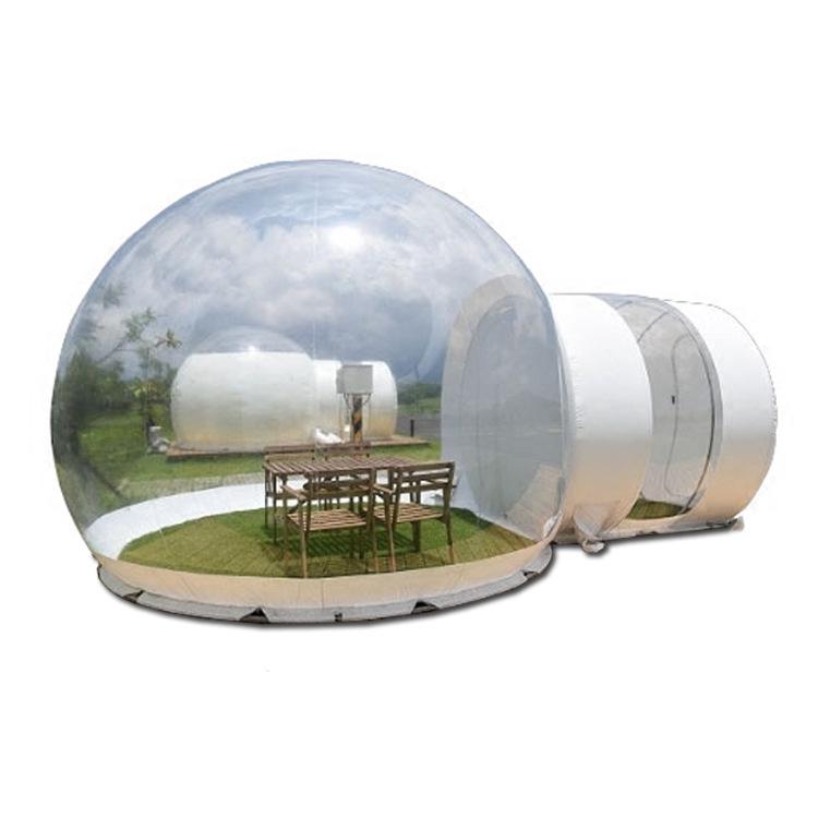 Inflatable Starry Sky Bubble Tent: Transparent Holiday House for Scenic Camping