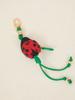 Garden Insect Butterfly Bee Ladybug Design Bag Charm Cute Mini Holder Pouch for Small Coins Purse or Airtag