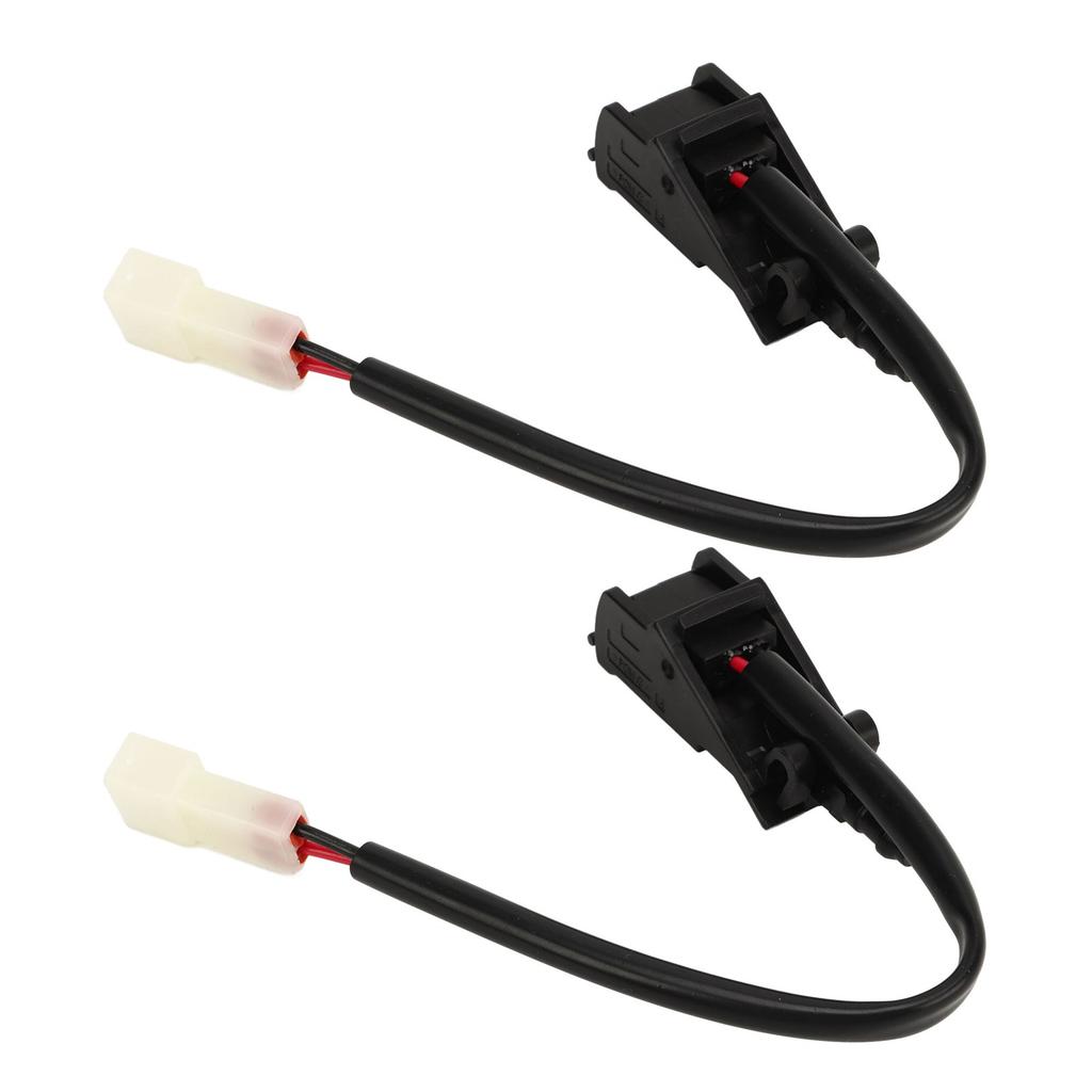 1Pair Front Windshield Washer Nozzle Heated 6E0955986B Durable Anti Crack Rugged Replacement for Bora MK4 Bettle Cabrio