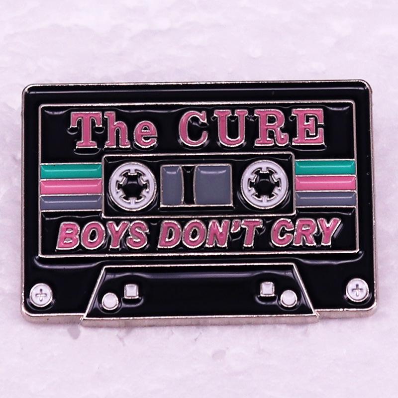 Boy Don t Cry Cassette Badge Brooch