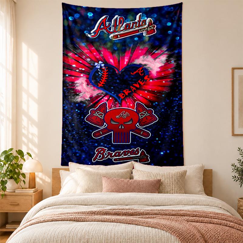 Atlanta Braves Tapestry highquality for decorating living room bedroom dorm walls ideal as bedroom wallart orholiday gift