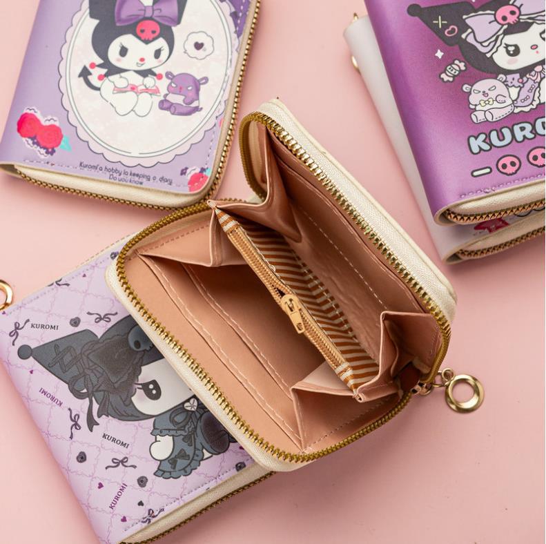 New Cartoon Anime Cute Zipper Wallet - Women's Coin Purse & Card Holder