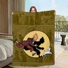 Cozy Warm Soft Plush Throw Blanket  Perfect Cartoon Gift for Living Room Bedroom Office and Sofa