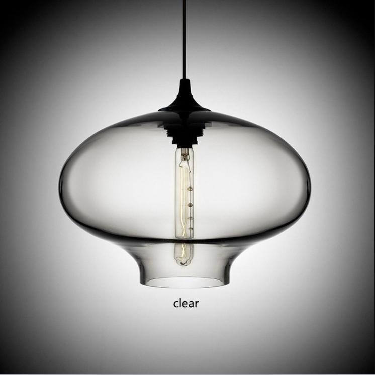 Современный Минималистичный Стеклянный Люстра E27/E26 LED Гостиная Кухня Магазин Одежды Лофт Балкон Освещение