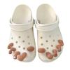 10pcs 3D Funny Toe Shoe Charms for Clogs, Detachable Creative DIY Rubber Shoe Decorations, Novelty Croc Accessories