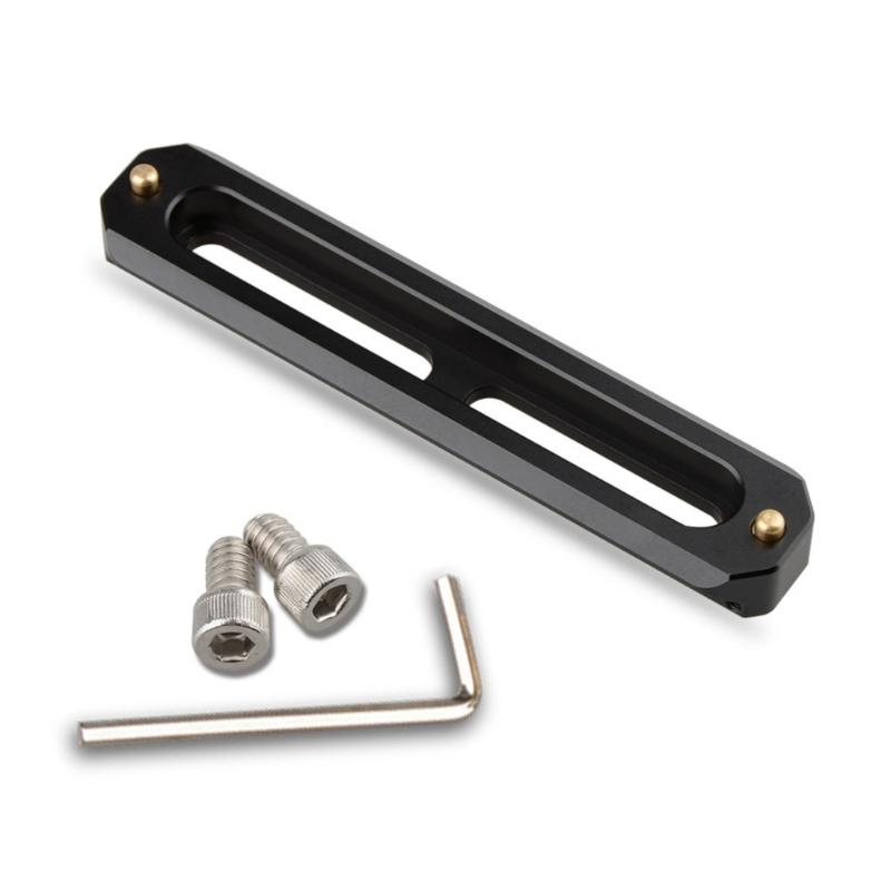 Aluminum Alloy NATOs Safety Rail Quick Release with 1/4 AntiTwist Screw for Camera Accessories