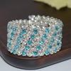 New Bridal AB Rhinestone Arm Bracelet Stage Performance Crystal Jewelry