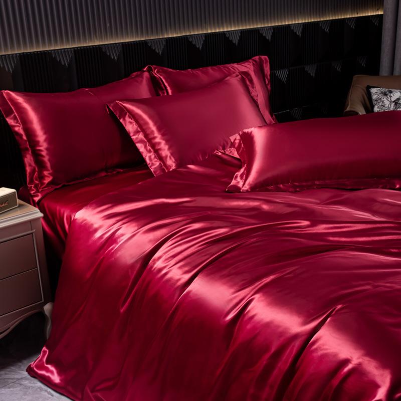 High End Satin Bed Sets Summer