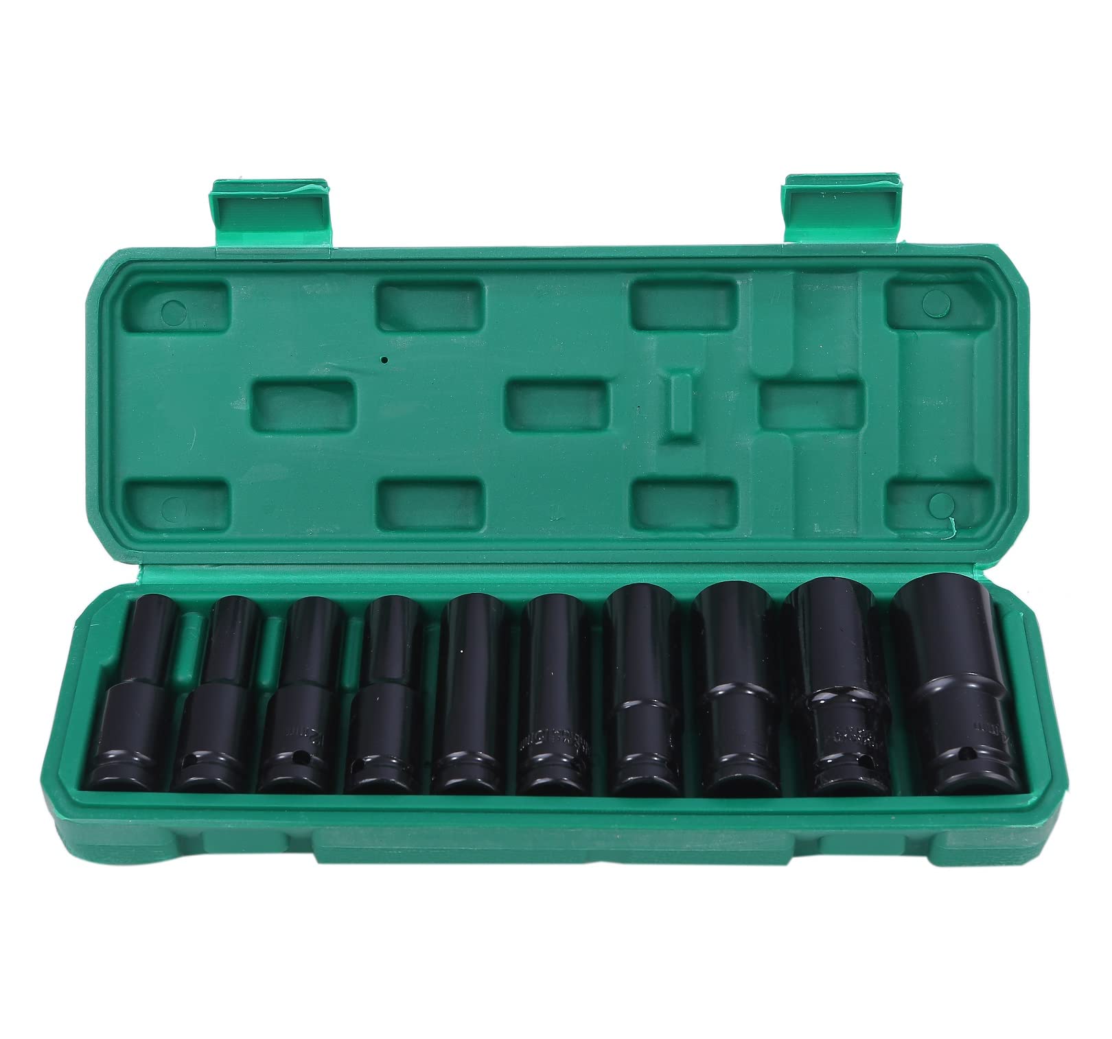 

Набор глубоких ударных удлиненных головок, 10 штук, шестигранные, 1/2 дюйма, 12,7 мм, гаечный ключ, головка, 24 мм, 22 мм, 19 мм, 17 мм, 15 мм, 14 мм, 13 мм, 12 мм, 10 мм, 8 мм, MK-090