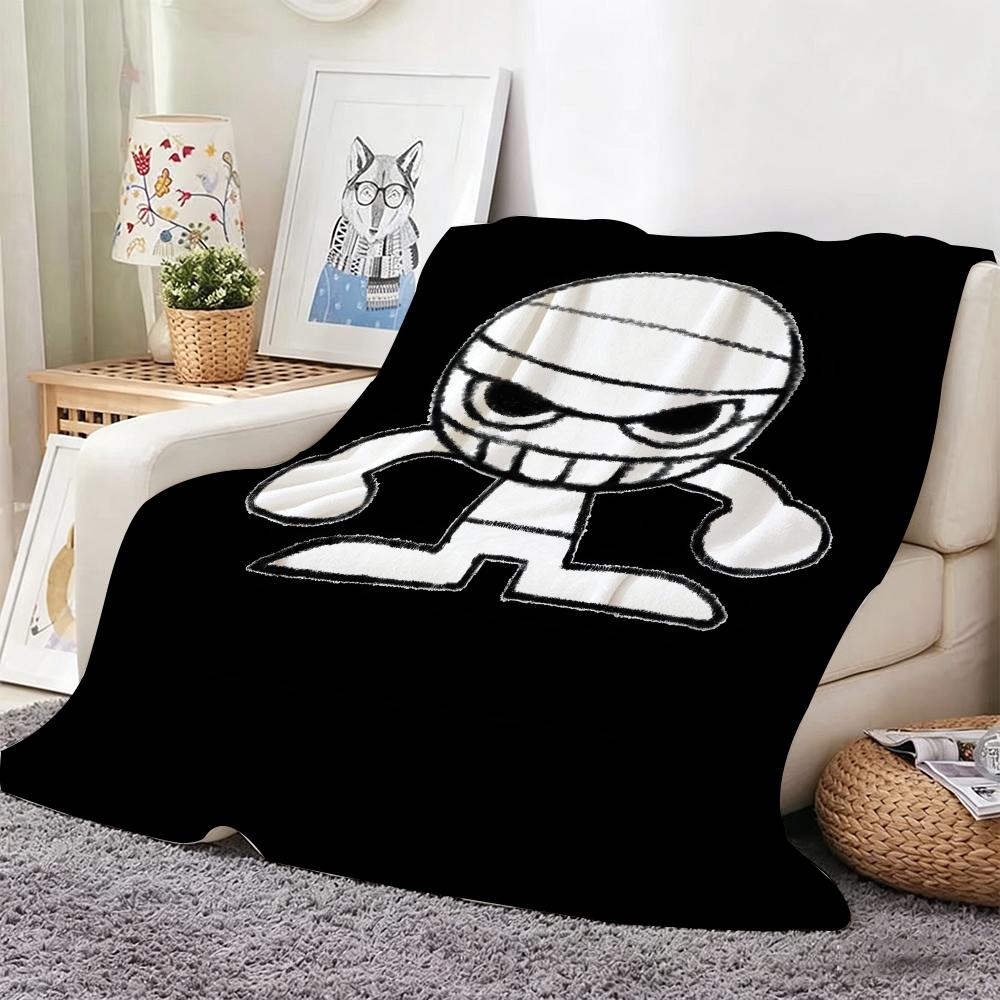 Cartoon L-Le Royaume Des Arbres Throw Soft Warm Throw Blanket For Bedroom Living Room Bed Travel Camping Picnic Gift