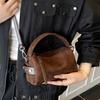Luxury Mini Size Shoulder Bag PU Leather Matte Suede Pillow Bag Frosted Surface Women's Handbag Daily Use