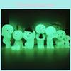 Luminous Action Smiski Figure Model Bathroom Toy Pvc Doll For Kids Room Decor