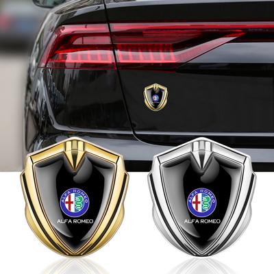 Emblema Metallo 3D per Auto Adesivi Body Trunk Badge Decorazione Decalcomania Per 147 156 159 Giulia Sportiva Giulietta Mito Stelvio