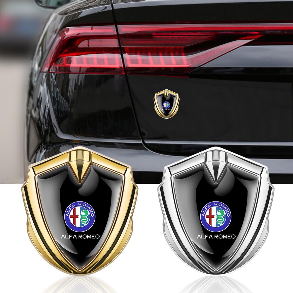 3D Metal Car Body Trunk Emblem Sticker Badge Decoration Decal For Alfa Romeo Giulietta Sportiva 159 Stelvio 147 Auto Accessories