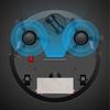 Thin Robot Cleaner with Triple Function Sweeping Scrubbing Vacuuming USB Rechargeable Battery Quiet Household Appliance
