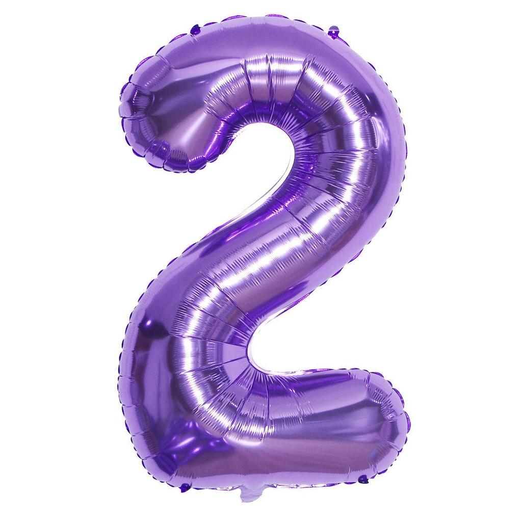 Globos de Aluminio con Número de 40 Pulgadas (EE. UU.) - Decoración de Fiesta