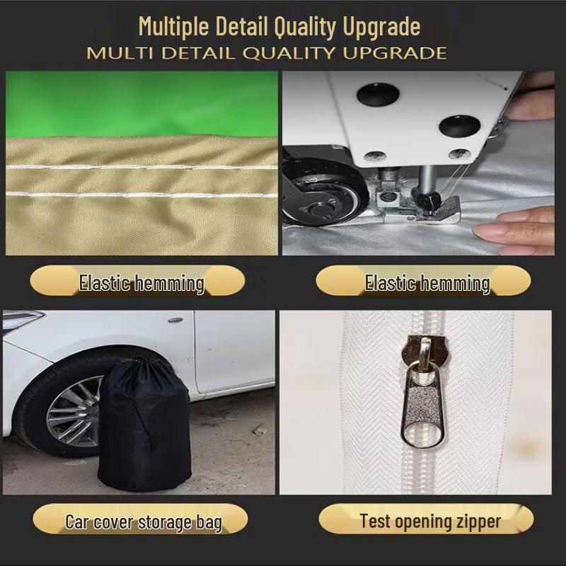 Universal Thickened Car Cover - Sun, Snow & Rain Protection
