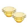 Corning Amber Double-Handle Bowl 4-Piece Set