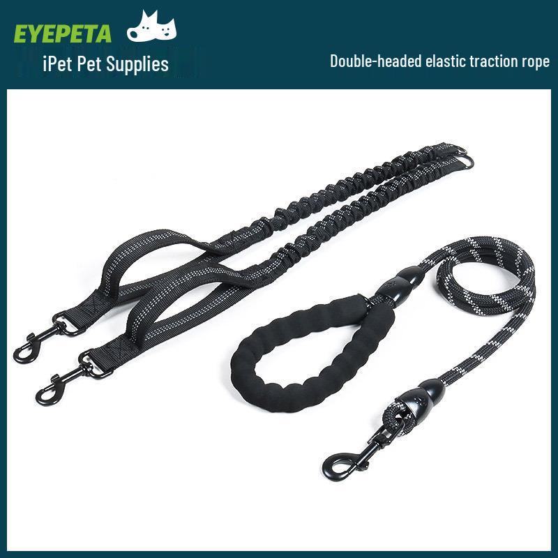 Reflective Explosion-Proof Dog Leash and Chain Combo