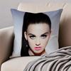Colorful Popsavvy Singer KKaty Perry Cushion Cover Pillowcase Antidustmite Invisible Zipper Short Plush Sofa Cushion
