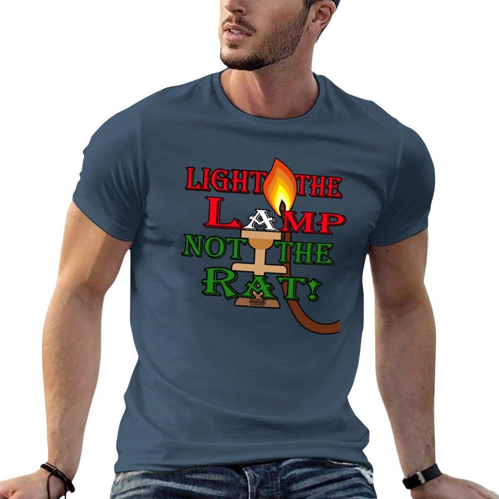 Light The Lamp Not The Rat Tshirt Plus Size Basic Cotton Tshirt S