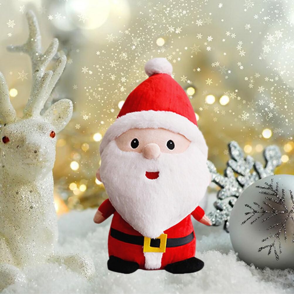 MUCKLILY Santa Claus Plush Toy, Cute Fluffy Plush Body Pillow, 50cm, Christmas Decoration, Interior Decor, Gift