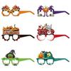 Halloween Paper Glasses Scary Funny Party Props Decorative Eyewear for Kids Adults 3D Novelty Glasses Festival Party Supplies