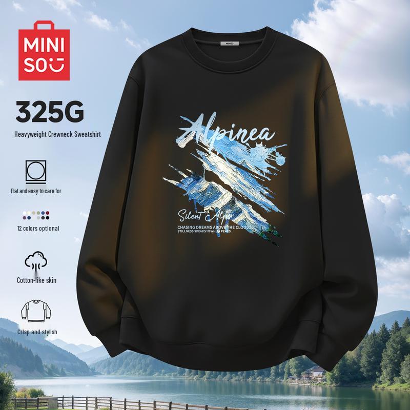 Мужская толстовка с круглым вырезом MINISO L