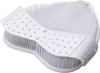 Foot Brush and Foot Washing Mat with Upper and Lower Healthy Foot Washer Foot Care Gift In Daimei (Cleans Brushes) (Coconut White) [Made Japan]