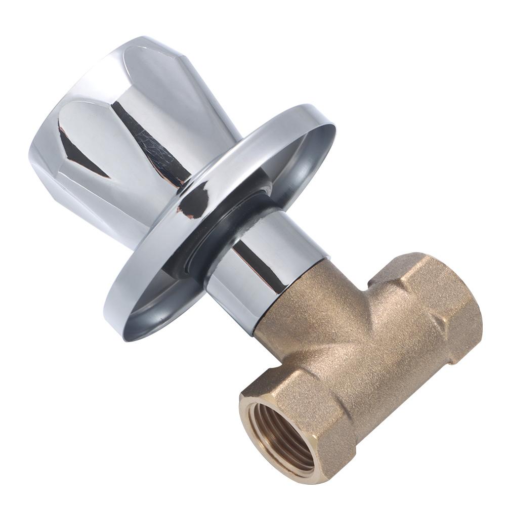 Valvola di Arresto Doccia 1/2" 3/4" A Quarto di Giro / Completamente Aperta Rapida Collegamento Tubazione Interruttore Nascosto Valvola di Chiusura in Ottone