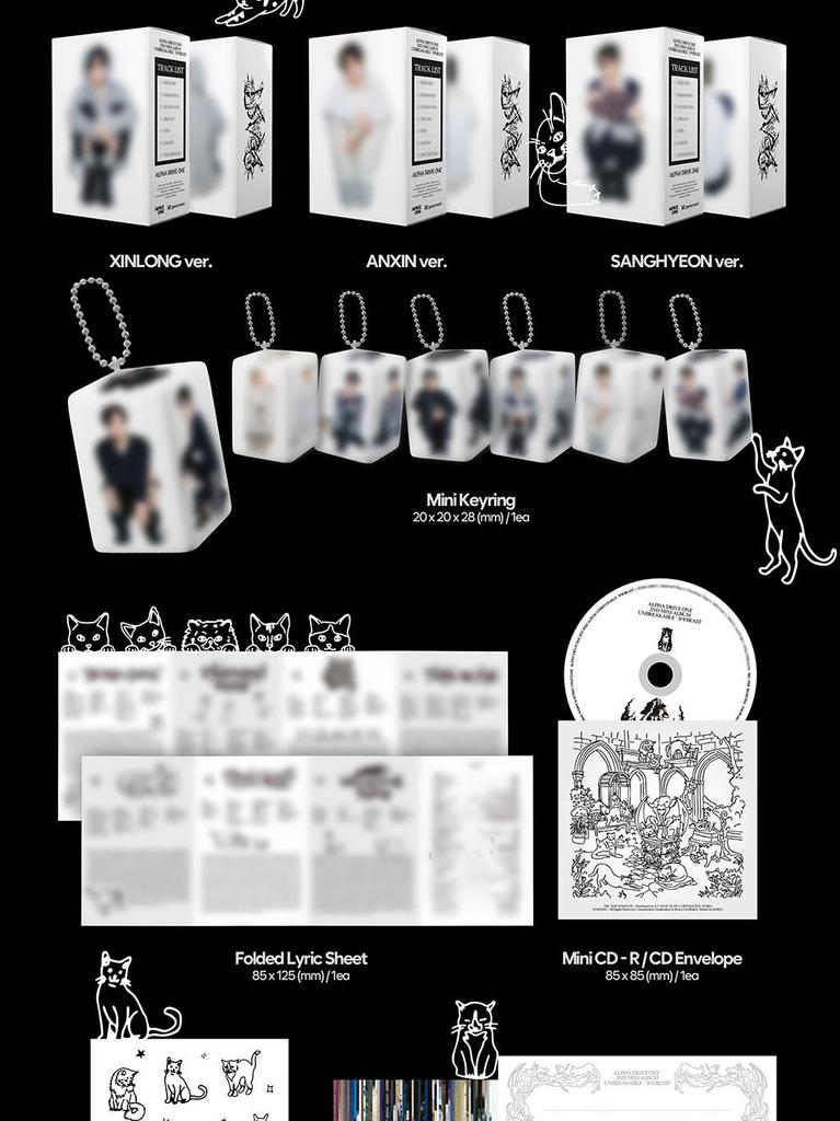 [PRE-ORDER] ALPHA DRIVE ONE - 2nd Mini Album - UNBREAKABLE : BEAST (Hissing Ver.)