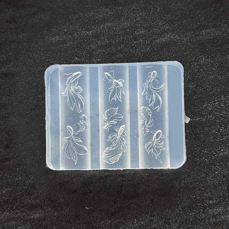 Künstlerische Silikon-Nagelgießform mit Ozeanisch inspiriertem Musterverfahren zur Herstellung von dekorativem Schmuck