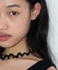 Ourpierre Twist Bead Necklace Black