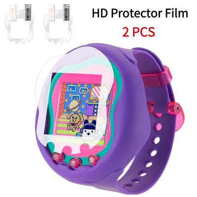 2PCS Screen Protector Film for Tamagotchi Uni HD PET TPU Anti-Scratch Game Console Film Electronic Pet Machine Accessories