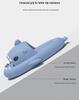 4cm Thick Sole Shark Slippers: Fun Cartoon EVA Slippers for Women, Men & Kids - Unique Stepping Sensation