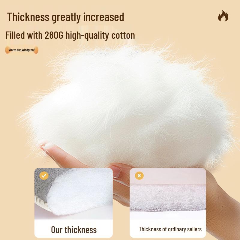 Electric Motorcycle Windshield Cover, Fleece-Lined, Thickened, Waterproof & Windproof, Warm with Tempered Film Style.