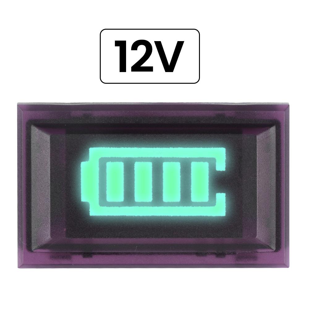 4S 8S 10S 13S 12V 24V 36V 48V Lithium Battery Capacity Indicator Display w/ Shell Percentage Battery Power Display Tester Meter