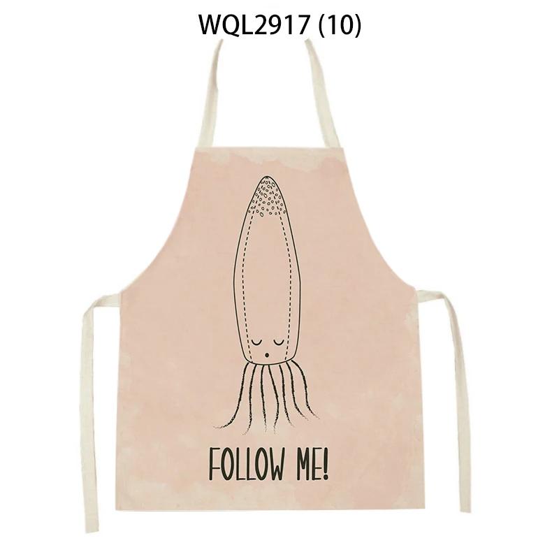 Cleaning Supplies Women Men Kitchen Aprons Tortoise Sailboat Fish Octopus Pattern Cooking Aprons Baking Antifouling Apron