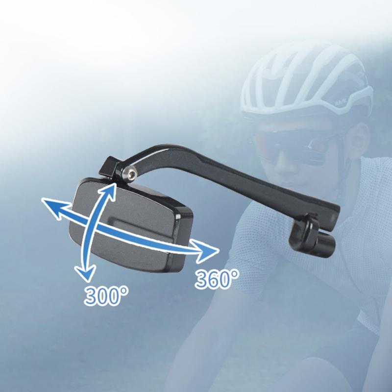 Bicycle Cycling Glasses Rearview Mirror Multi-angle Adjustable Mini Helmet Reflector Riding