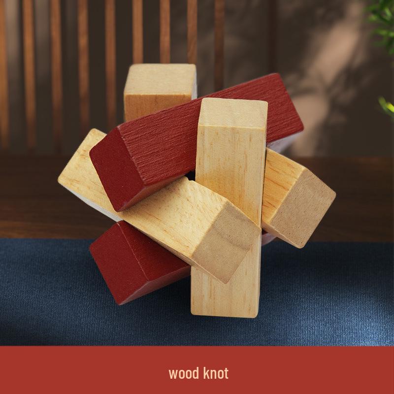 

Дерев яна головоломка Замок Конгмінга: Розвиваюча іграшка для розвитку логічного мислення та інтелекту дітей